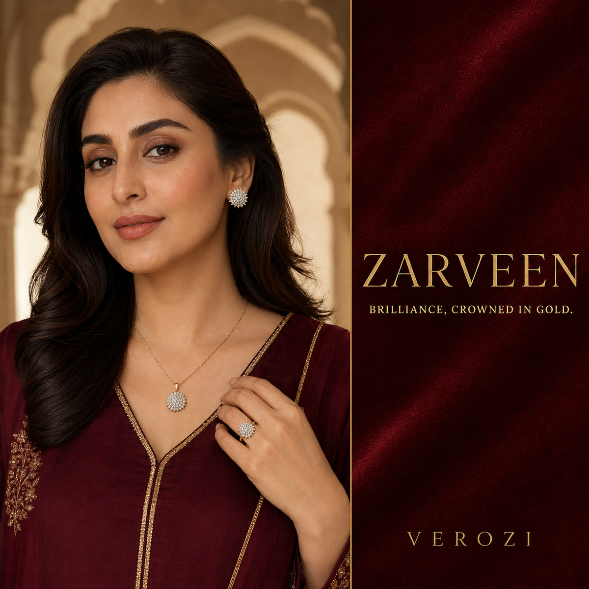 Zarveen Radiant Starburst | 4Pc Set