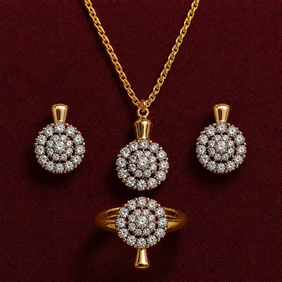 Sitara Circular Cluster | 4Pc Set