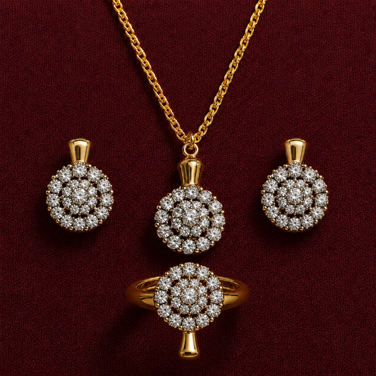 Sitara Circular Cluster | 4Pc Set