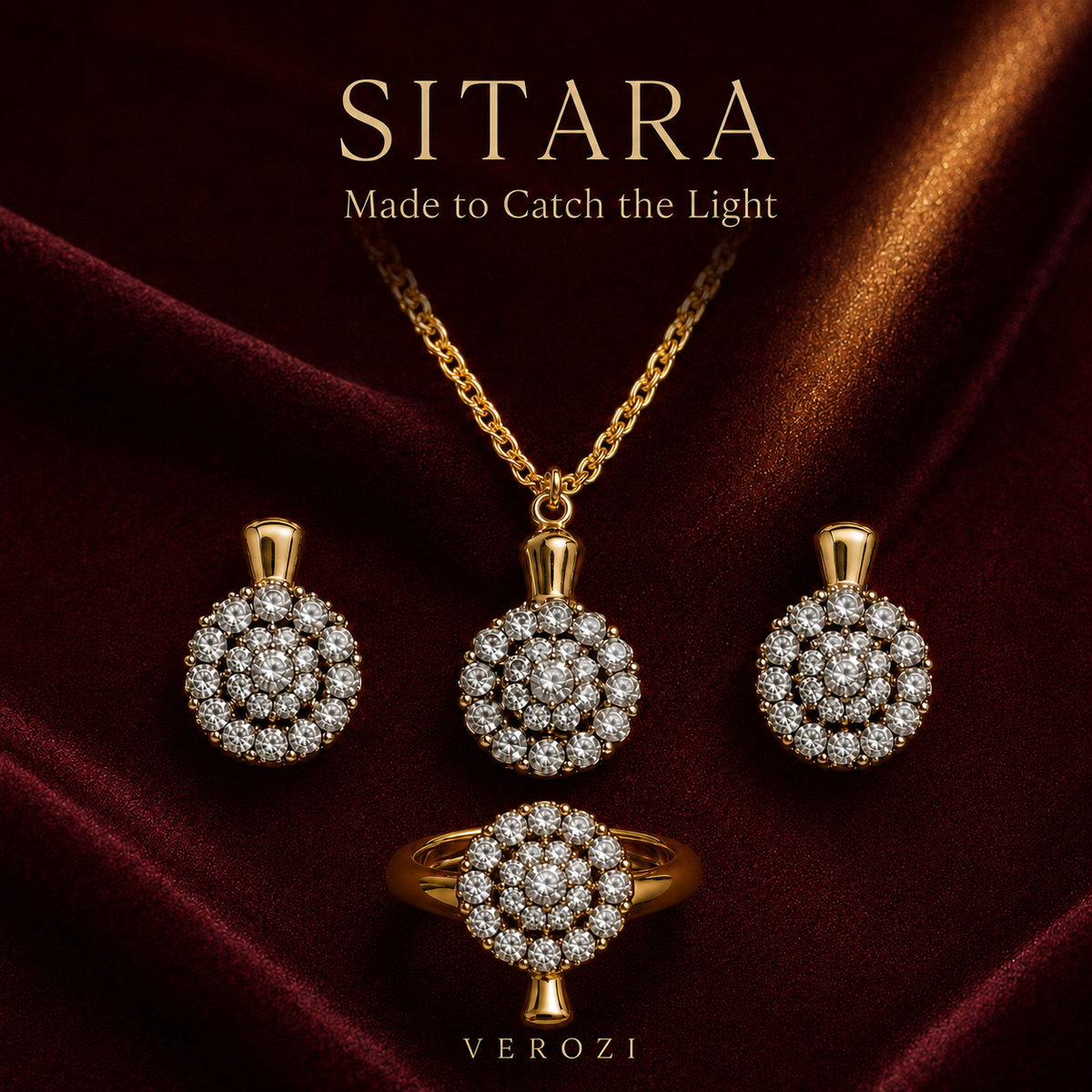 Sitara Circular Cluster | 4Pc Set