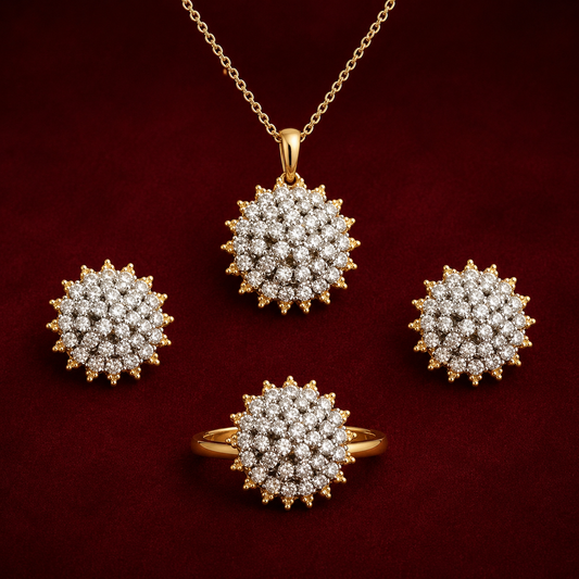Zarveen Radiant Starburst | 4Pc Set