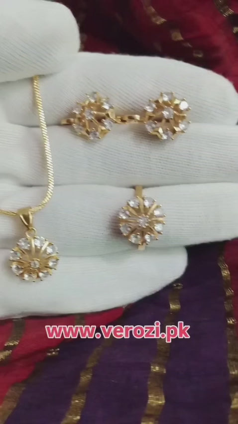Seher Clear Crystal Radiant Burst | 4Pc Set | Imported