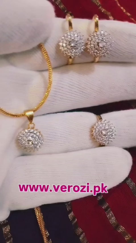 Sitara Layered Marquise Starburst | 4Pc Set | Imported